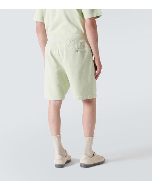 Shorts Tinto Terra de jersey de algodon Stone Island de hombre de color Natural