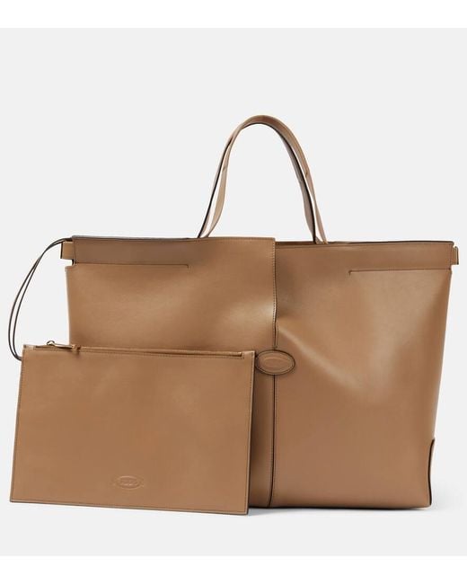 Tote Dbm Large De Piel Tod's de color Brown