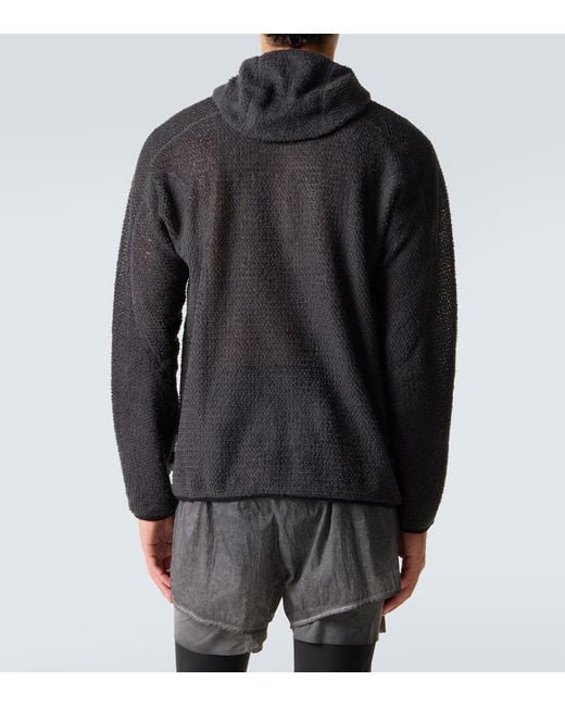 Sudadera De Punto Con Capucha Satisfy de hombre de color Gray