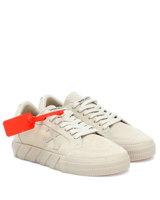 Off-White c/o Virgil Abloh Multicolor Low Vulcanized Suede Sneakers