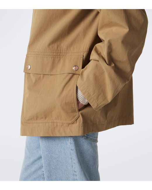 The Row Brown Frank Cotton Jacket for men