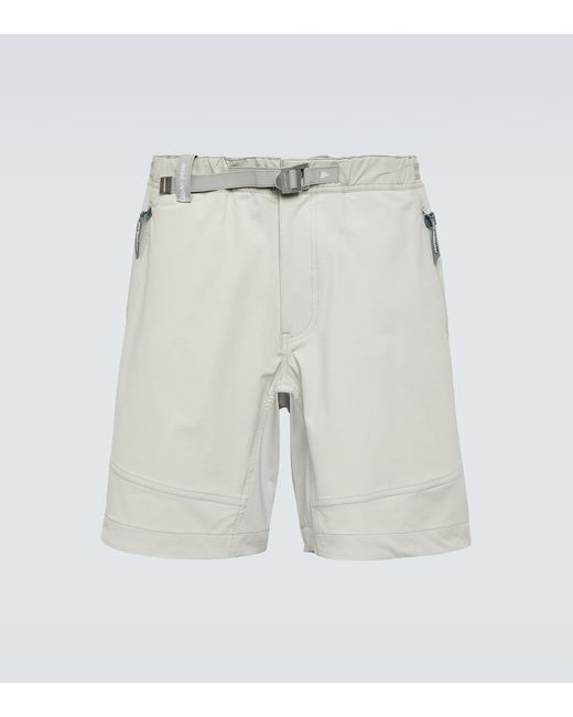 And Wander Gray Technical Shorts for men