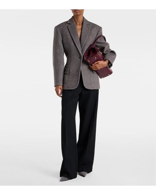 Gianvito Rossi Black Keinna 85 Suede Ankle Boots