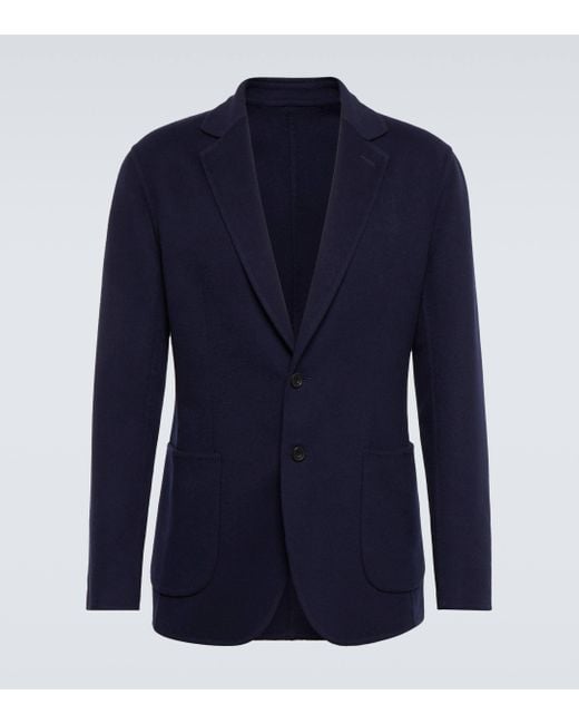 Berluti Blue Cashmere Blazer for men