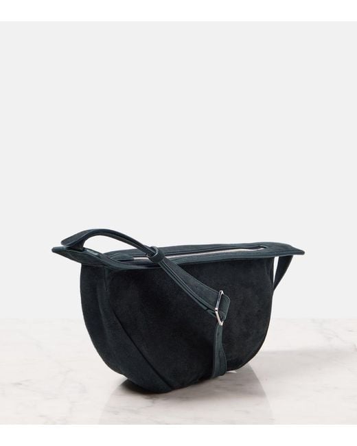 The Row Black Schultertasche Slouchy Banana Aus Leder