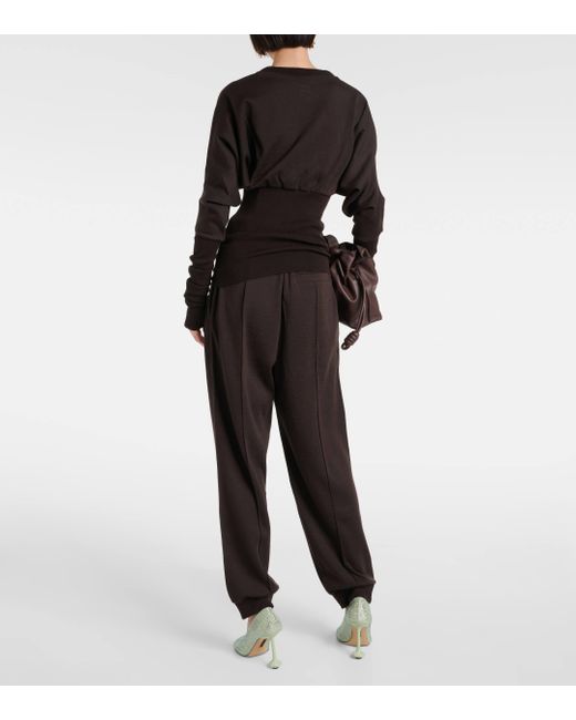 Loewe Brown Wool And Cashmere Sweater
