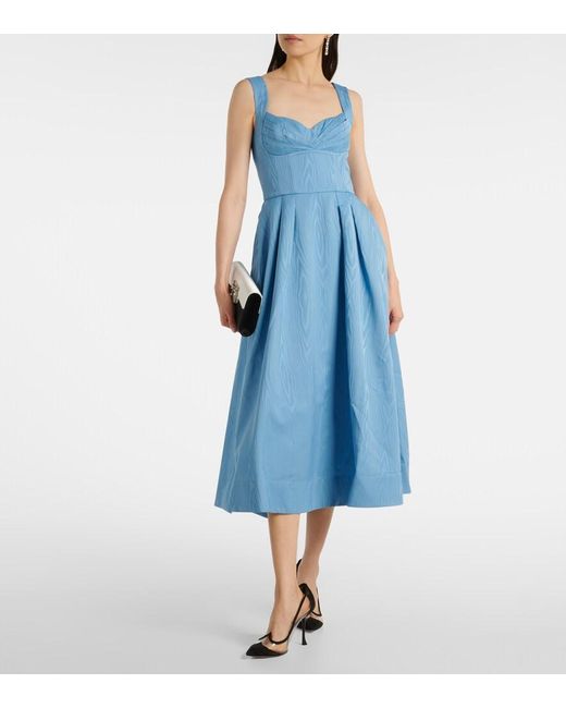 Rebecca Vallance Blue Cielo Midi Dress