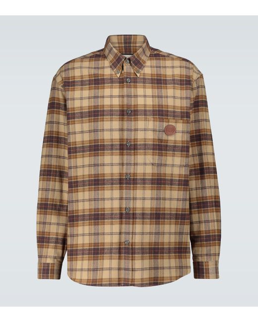 brown gucci shirt
