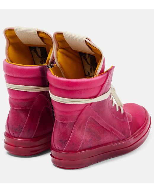Rick Owens Pink Sneakers
