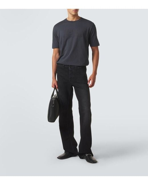 Gucci Black Leather Briefcase for men
