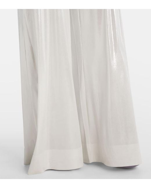 Pantalon Ample Norma Kamali en coloris White