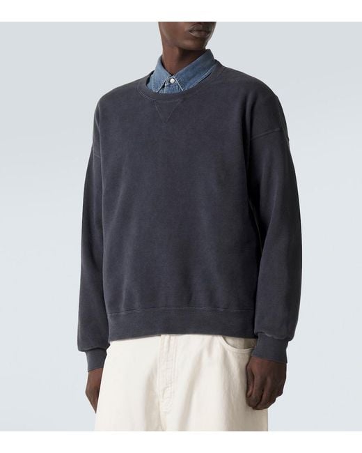 Sudadera Jumbo En Jersey De Algodon Visvim de hombre de color Blue