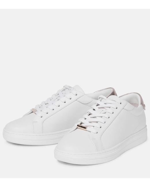 Jimmy Choo Multicolor Sneakers Rome/F Aus Leder