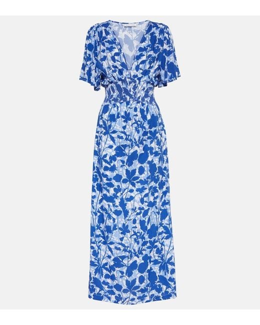 Vestido Midi Tuscany Floral Heidi Klein de color Blue