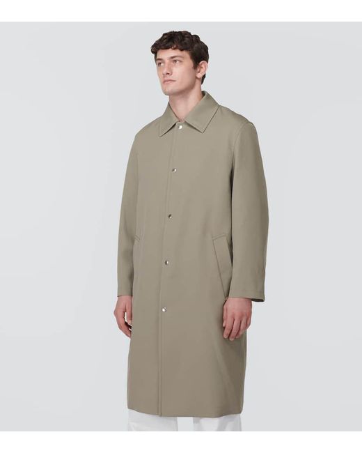 Jil Sander Carcoat aus Wolle in Natural für Herren