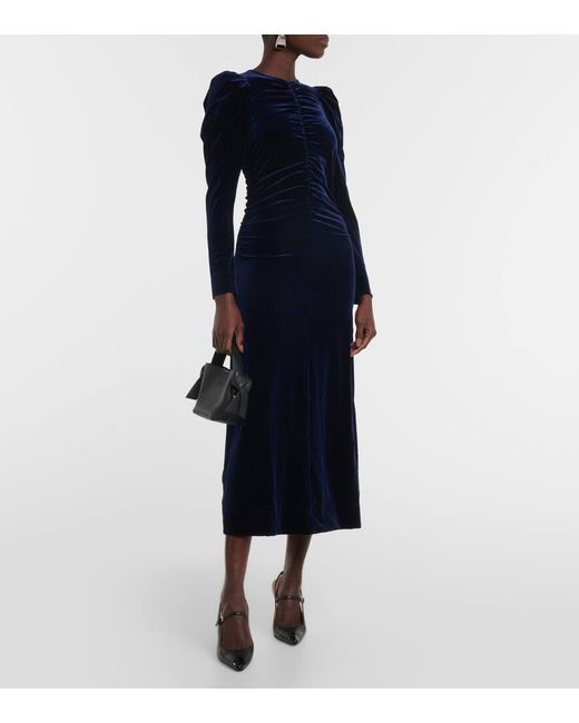 Abito Midi di Ganni in Blue