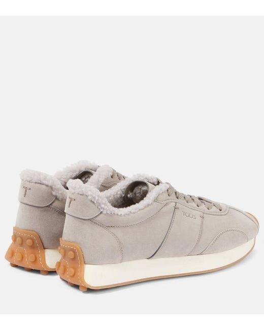 Tod's White T Vintage Sneakers