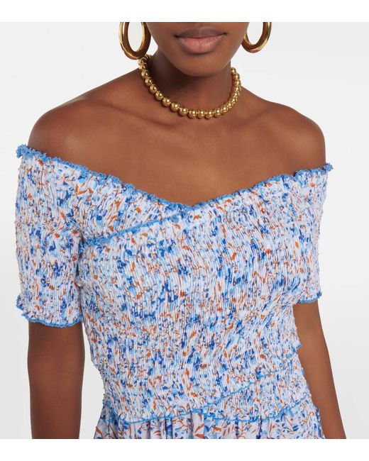 Poupette Blue Minikleid Soledad Aus Baumwolle