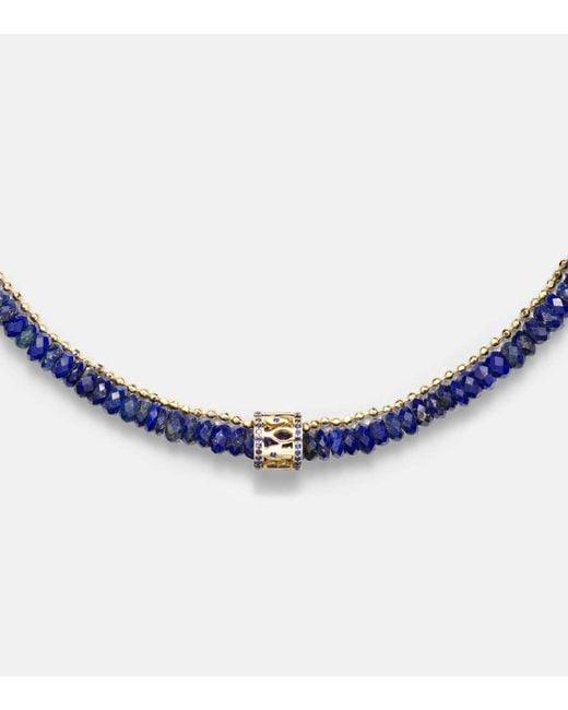 Sydney Evan Blue 14Kt Necklace With Lapis Lazuli And Diamonds
