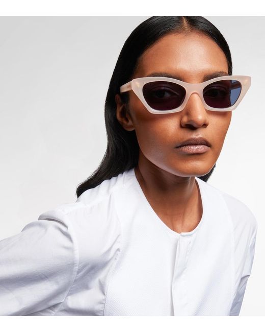 Dior Blue Diormidnight B1I Cat-Eye Sunglasses