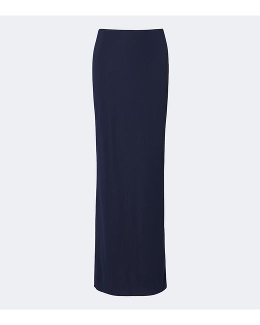 The New Arrivals Ilkyaz Ozel Blue Zada Maxi Skirt