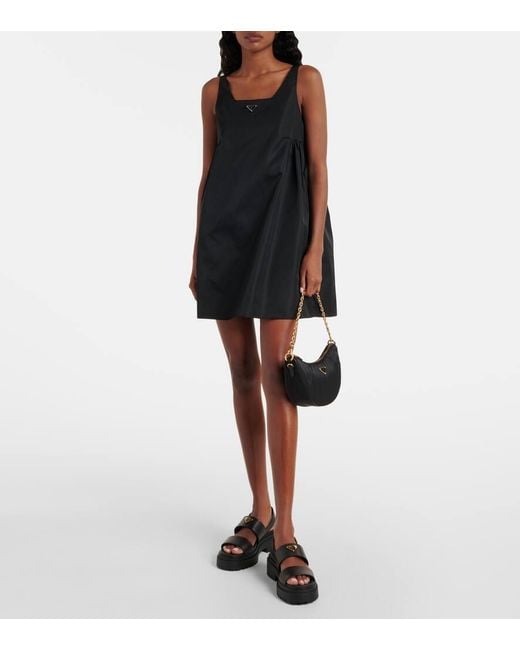 Prada Black Leather Platform Sandals 55