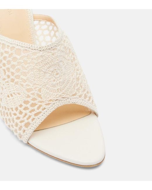 Magda Butrym Natural Crochet Mules