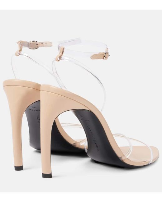 Victoria Beckham Natural Pvc Sandals