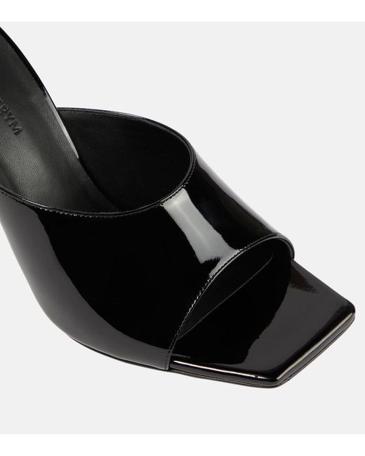 Magda Butrym Black Square Toe Mules