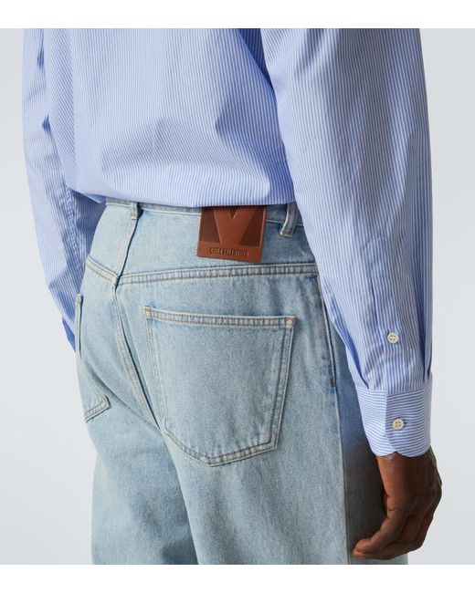 Jean Ample Valentino pour homme en coloris Blue