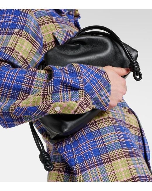 God's True Cashmere Blue Tartan Cashmere Shirt