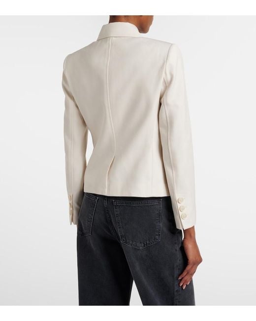 Nili Lotan Natural Jamison Virgin Wool Jacket