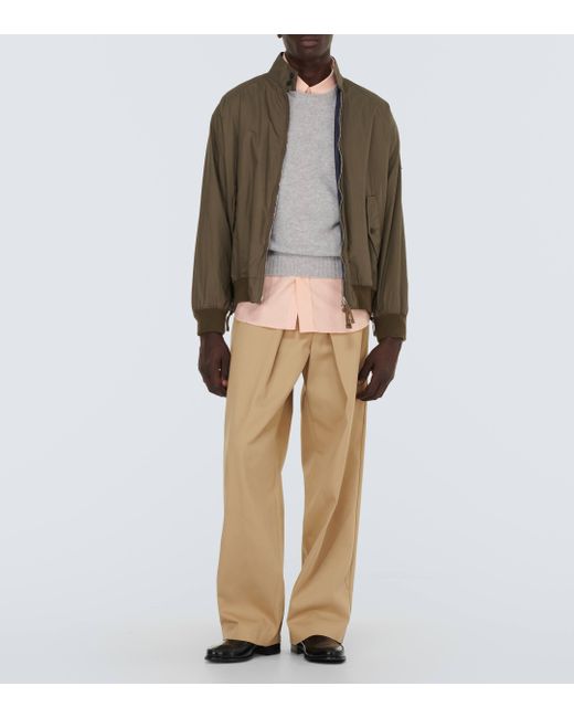 Givenchy Natural Wide-leg Canvas Chinos for men