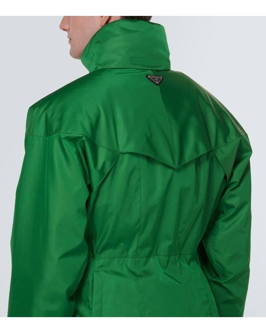 Prada Jacke aus Re-Nylon in Green für Herren