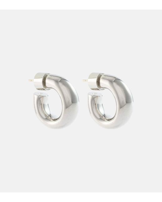 Jennifer Fisher Metallic Samira Micro 14kt Gold-plated Hoop Earrings
