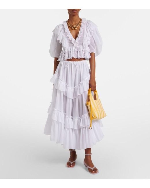 Borsa Stripy Mini di Chloé in Yellow