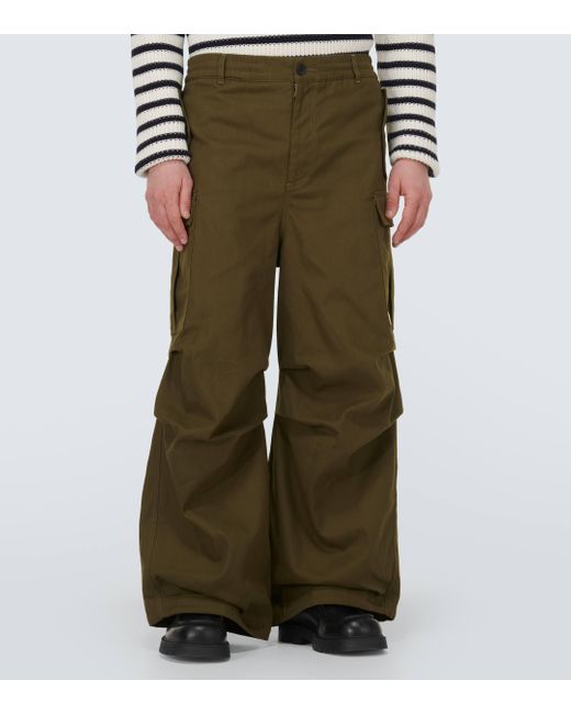 Pantalon cargo en coton melange Marni pour homme en coloris Green