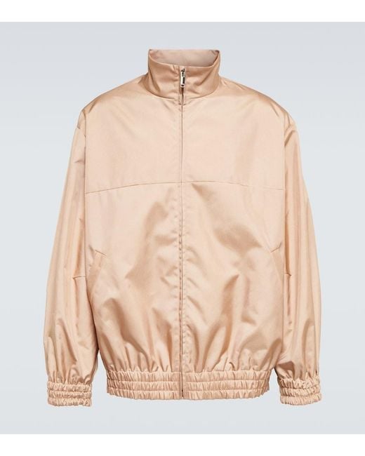 Valentino Natural Oversized Satin Jacket for men