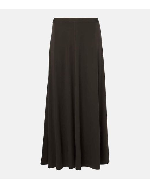 Totême  Black Jersey Maxi Skirt