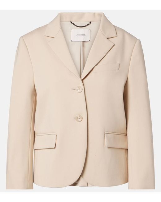 Dorothee Schumacher Natural Emotional Essence Cropped Blazer