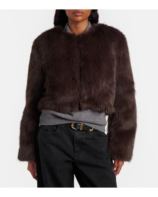 Staud Black Casimira Cropped Jacket