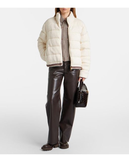 Moncler Natural Cotton Down Jacket