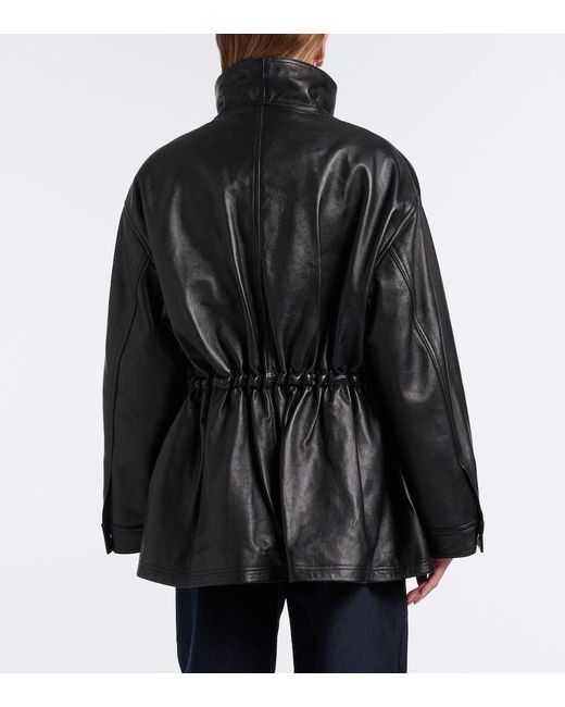 Rohe Black Leather Jacket