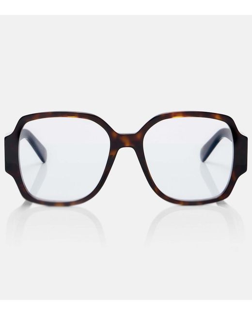 Dior Brown Diorglow O S3I Square Glasses