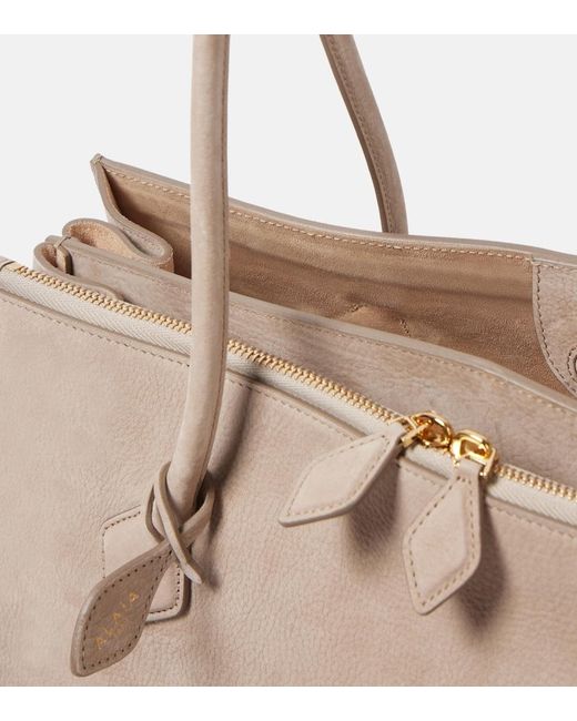 Alaïa Natural Le Teckel Leather Tote Bag
