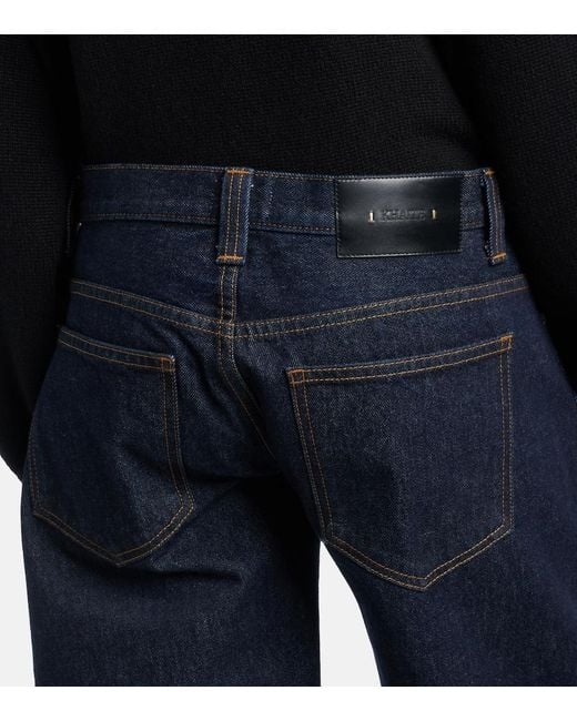 Khaite Blue Kinga Denim Bermuda Shorts