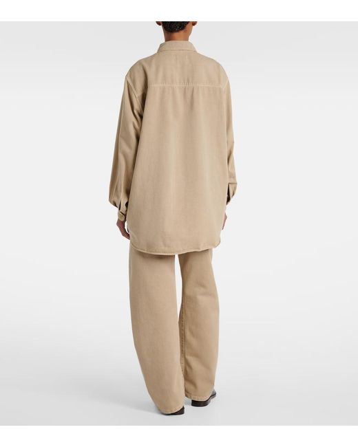 Lemaire Natural Denim Shirt