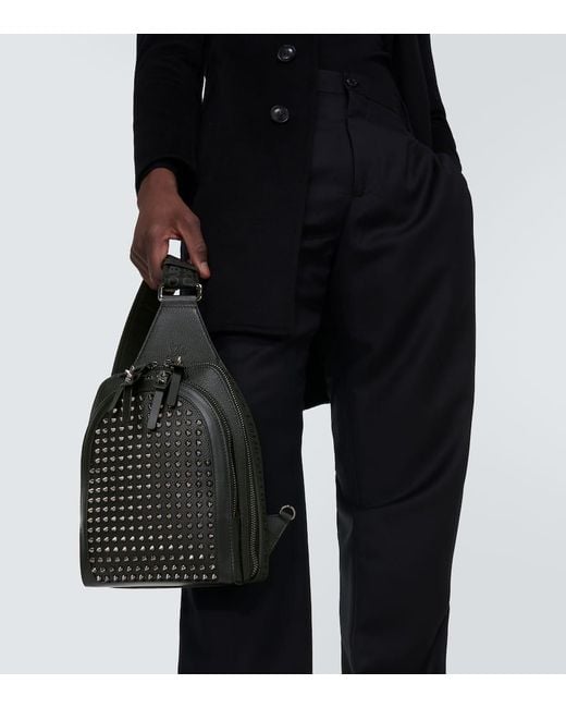 【Christian Louboutin】LOUBIFUNK ショルダーバッグ Christian Louboutin Loubifunk Crossbody Bag in Black for Men