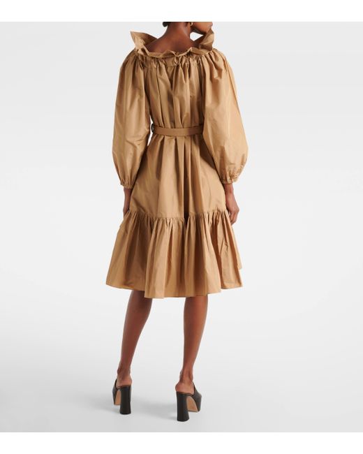 Patou Natural Bow-Detail Minidress