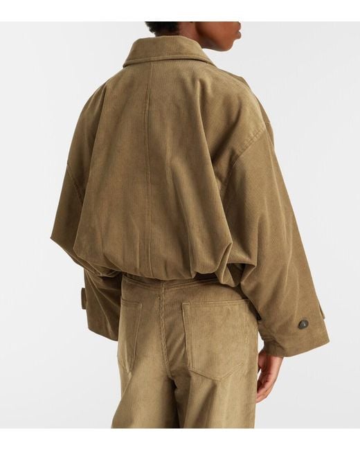 Rohe Green Cotton Corduroy Jacket